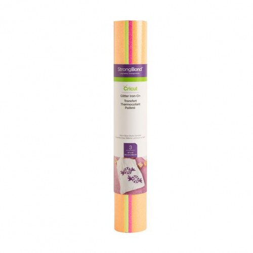 Cricut Glitter Iron-On Sampler, Neon Glowsticks