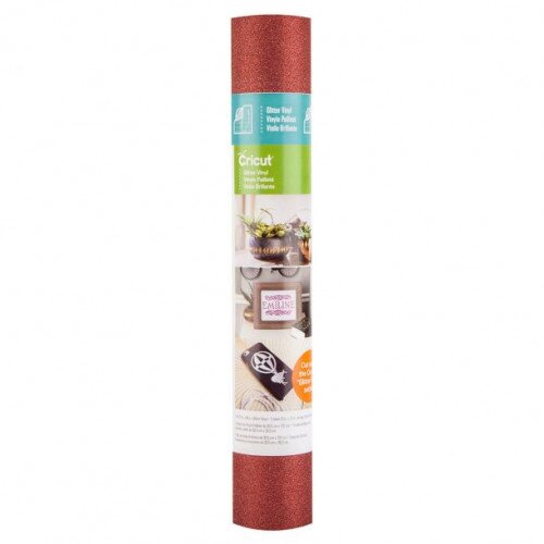 Cricut Glitter Vinyl - Glitter-Crimson-Red
