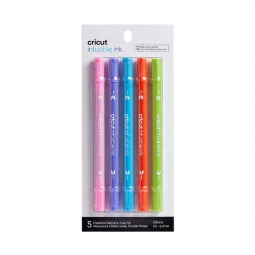 Cricut Infusible Ink Freehand Markers Dual-Tip Tropical (5 ct)