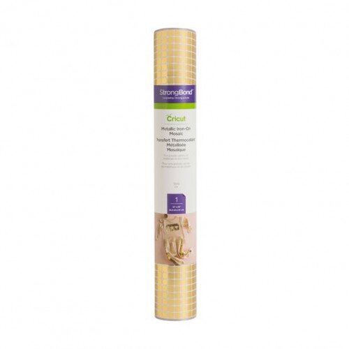 Cricut Metallic Iron-On Mosaic Squares - Gold