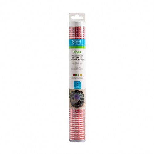 Cricut Premium Vinyl Mosaic Sampler, Seasonal Christmas Permanent