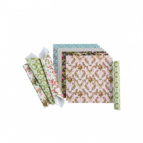 Cricut Premium Vinyl Patterned Sampler, Anna Griffin Camilla Removable