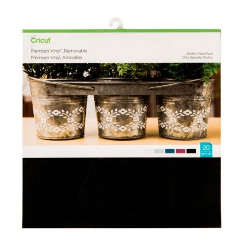 Cricut Premium Vinyl Value Pack, Modern Removable (20 ct)