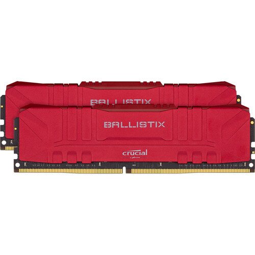 Crucial Ballistix 32GB Kit (2 x 16GB) DDR4-3200 Desktop Gaming Memory - Red