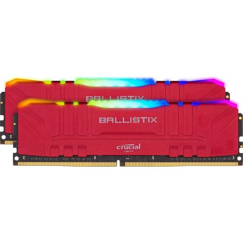 Crucial Ballistix RGB 64GB Kit (2 x 32GB) DDR4-3200 Desktop Gaming Memory - Red