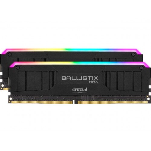 Crucial Ballistix RGB 16GB Kit (2 x 8GB) DDR4-3200 Desktop Gaming Memory - Black