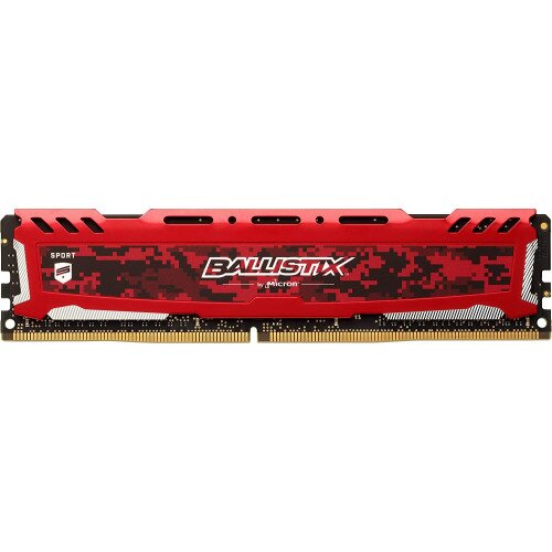 Crucial Ballistix Sport LT Red 4GB DDR4-2400 UDIMM Memory
