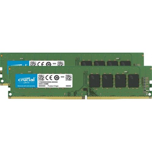 Crucial CT2K32G4DFD832A 64GB Kit (2 x 32GB) DDR4-3200 UDIMM Memory