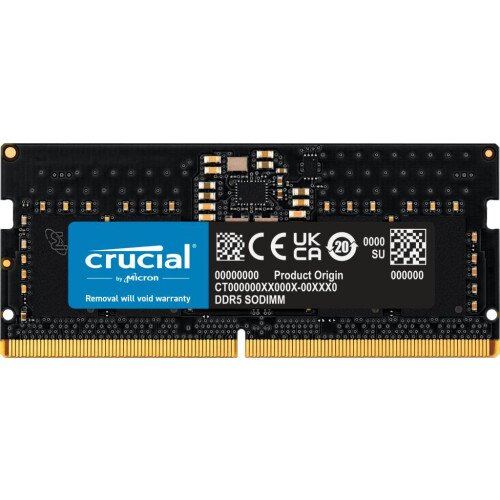 Crucial DDR5 SO-DIMM Laptop Memory - 8GB - Single - 5200MHz