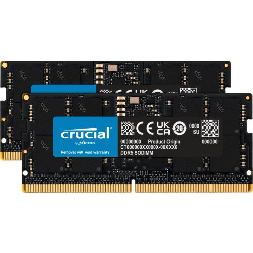 Crucial 32GB Kit (16GBx2) DDR5-5600 SODIMM Memory