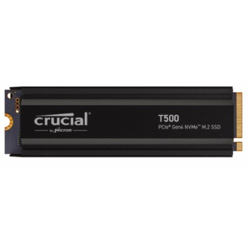 Crucial T500 PCIe Gen4 NVMe M.2 SSD With Heatsink - 1TB