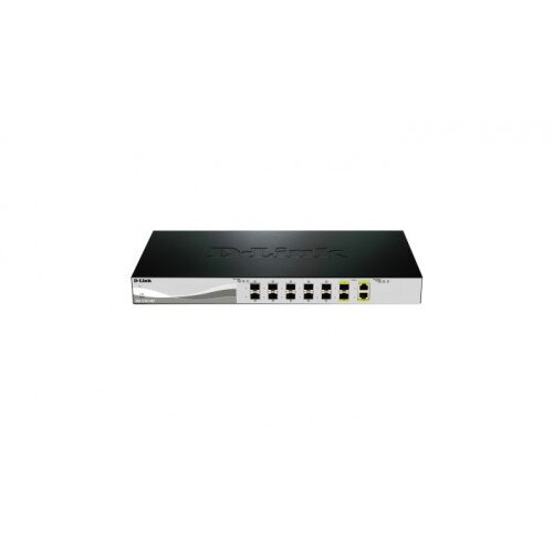D-Link 12-Port 10 Gigabit Smart Managed Fiber Switch