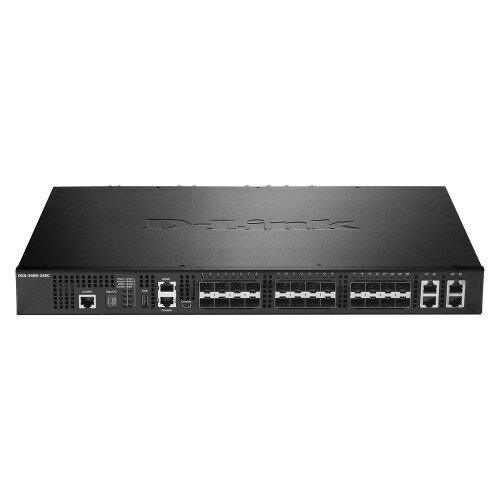D-Link 24-Port Layer 3 Stackable 10 Gigabit Fiber Managed Switch