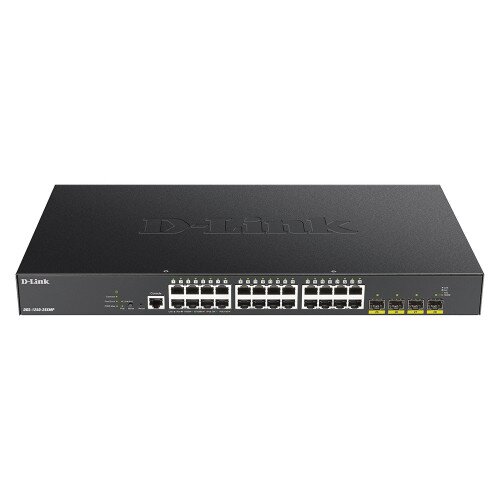 D-Link 28-Port 10-Gigabit Smart Managed PoE Switch