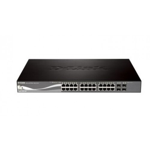 D-Link 28-Port PoE Gigabit SmartPro Switch including 4 SFP Ports