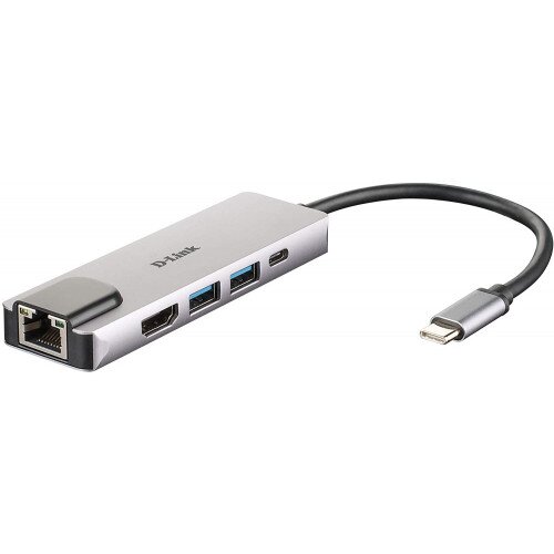D-Link 5-in-1 USB-C Hub with HDMI/Ethernet and Power Delivery