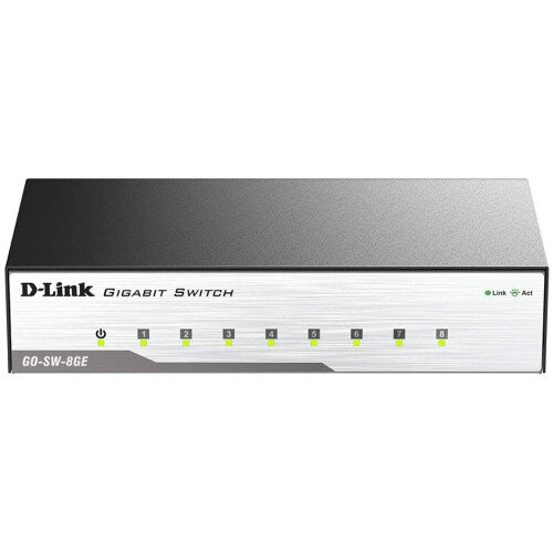 D-Link 8-Port Gigabit Unmanaged Metal Desktop Switch