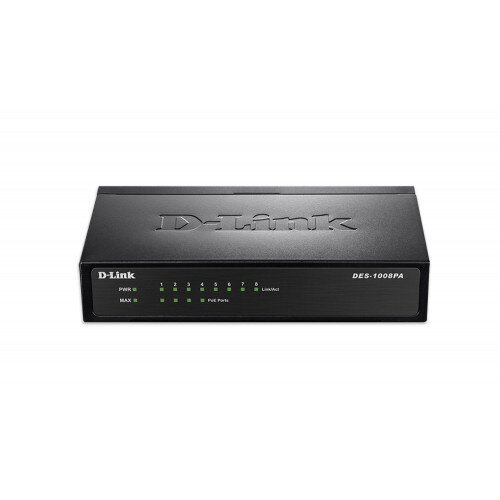 D-Link 8-Port Metal Desktop Switch with 4 PoE Ports