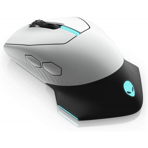 Dell Alienware Wired/Wireless AW610M Gaming Mouse - Lunar Light