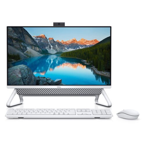 Dell Inspiron 24 5000 All-in-One - 11th Gen Intel Core i7-1165G7 - 256GB M.2 PCIe NVMe SSD + 1TB HDD - 16GB DDR4 - 23.8" FHD 1920x1080 60Hz AIT Touch Anti-Glare InfinityEdge - NVIDIA GeForce MX330 - Silver