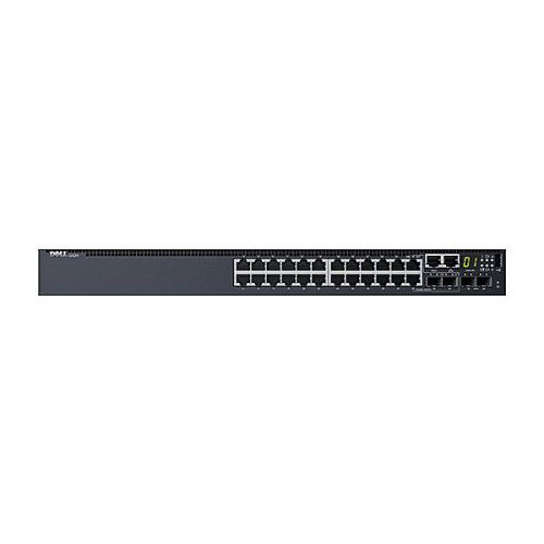Dell Networking S3124 Switch, L3, 24x 1GbE, 2xCombo, 2x 10GbE SFP+ fixed Ports
