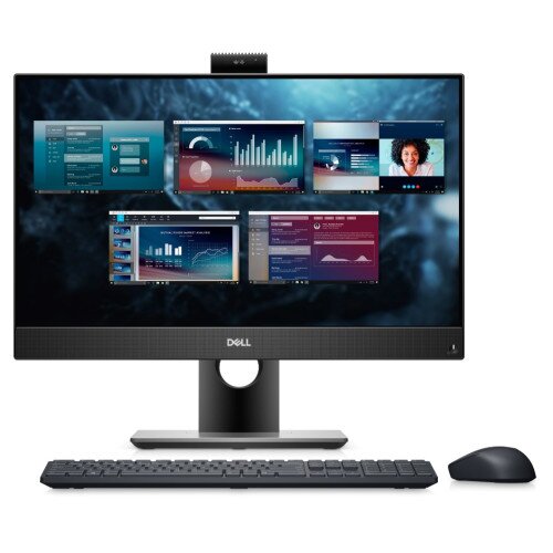 Dell OptiPlex 5490 All-in-One - 10th Gen Intel Core i5-10500T - 256GB M.2 PCIe NVMe SSD - 16GB DDR4 - 23.8” FHD 1920x1080 WVA Non-Touch Anti-Glare IR Camera - Intel Integrated Graphics - Windows 10 Pro, English