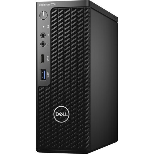 Dell Precision 3240 Compact Workstation - 10th Gen Intel Core i7-10700 - 512GB M.2 PCIe NVMe SSD - 16GB DDR4 - NVIDIA Quadro P1000 - Windows 10 Pro, English