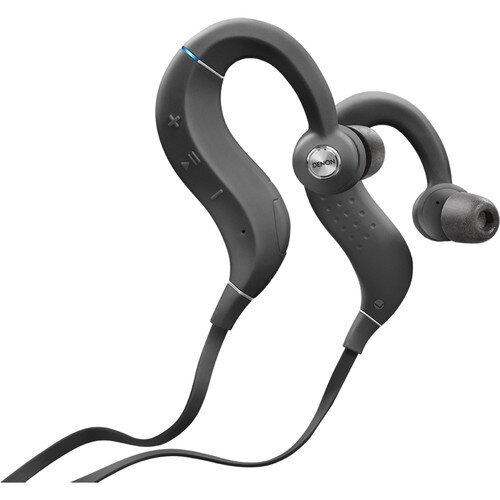Denon AH-C160W Wireless Sport Headphones - Black