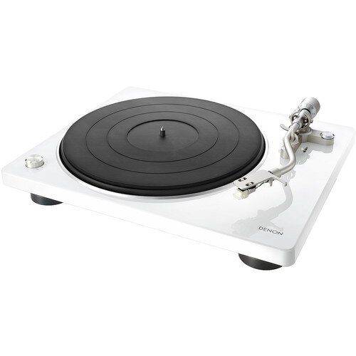 Denon DP-400 Hi-Fi Turntable with Speed Auto Sensor - White