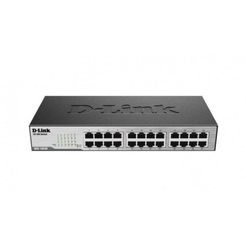 D-Link 24-Port 10/100 Unmanaged Desktop or Rackmount Switch