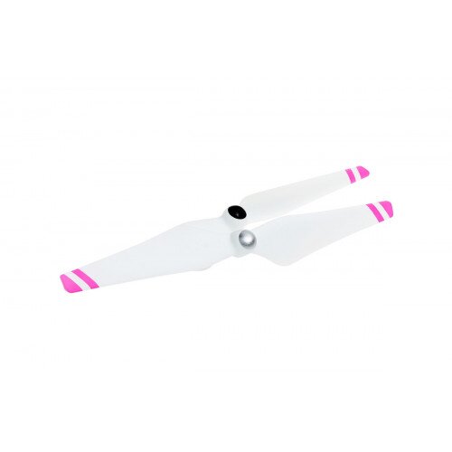 DJI 9450 Self-Tightening Propellers Metal Hub - White with Pink Stripes