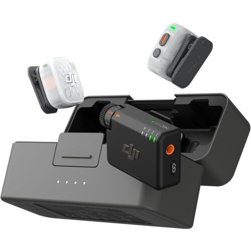 DJI Mic Mini 2S Wireless Microphone - 2 TX + 1 RX + Charging Case + Mic Series Mobile Receiver