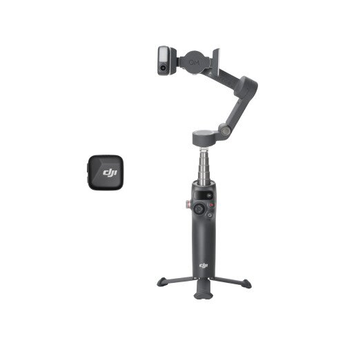 DJI Osmo Mobile 8 360° Tracking Phone Gimbal Vlog Combo (Mic Mini Transmitter) - Infinity Black