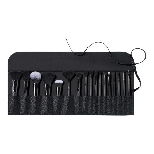 e.l.f. Cosmetics 17-Piece Ultimate Makeup Brush Set & Travel Roll