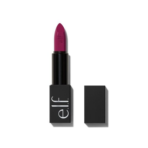 e.l.f. Cosmetics O FACE Satin Lipstick - Untamed - Deep Maroon-Purple