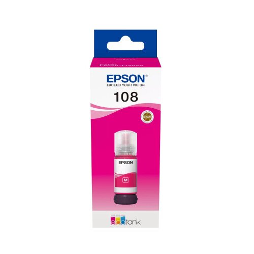 Epson 108 EcoTank Ink Bottle - Magenta