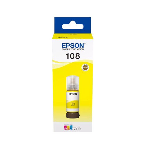 Epson 108 EcoTank Ink Bottle - Yellow