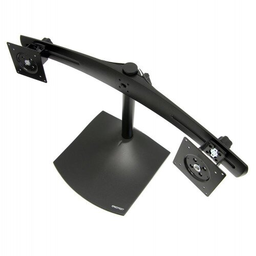 Ergotron DS100 Dual-Monitor Desk Stand, Horizontal Two-Monitor Mount