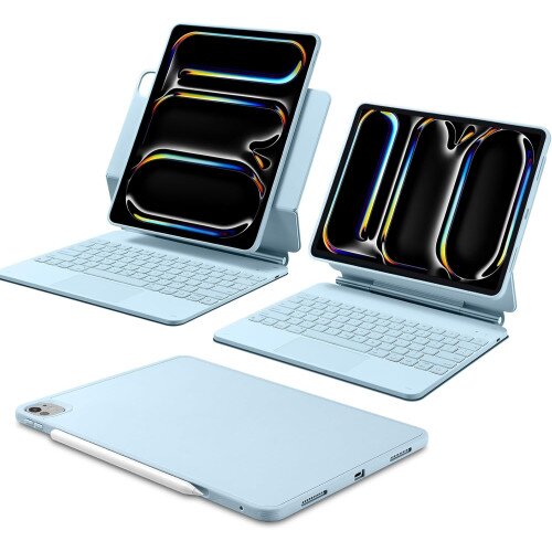 ESR Rebound Magnetic Keyboard Case 360 - iPad Pro 13” (2024) - US Layout - Blue