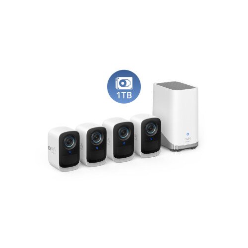 eufy S300 eufyCam 3C Camera - 4 Cam-Kit +1TB HD