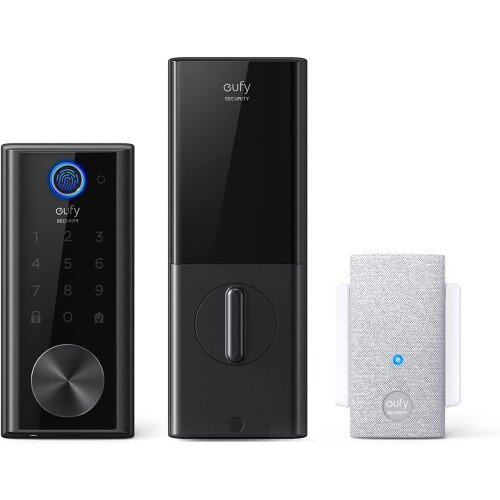 eufy Smart Lock Touch with Wi-Fi Bridge - Black