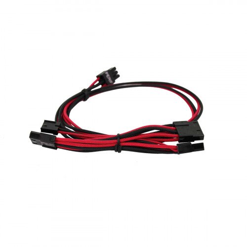 EVGA 550-650 G2/G3/GP/P2/T2 Power Supply Cable Set (Individually Sleeved) - Red/Black