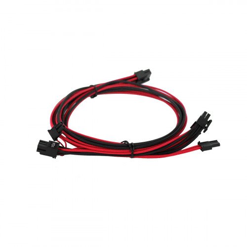 EVGA 750-850 G2/G3/GP/P2/T2 Power Supply Cable Set (Individually Sleeved) - Red/Black