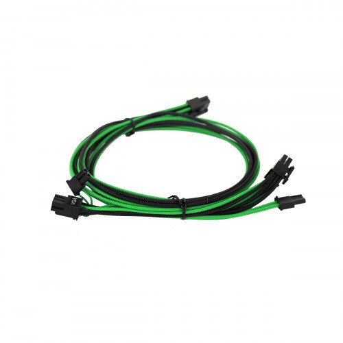 EVGA 750-850 G2/G3/GP/P2/T2 Power Supply Cable Set (Individually Sleeved) - Green/Black