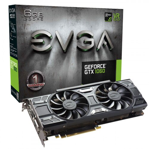 EVGA GeForce GTX 1060 Gaming, 6GB GDDR5, ACX 3.0 & LED Graphics Card