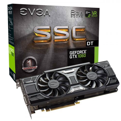 EVGA GeForce GTX 1060 SSC DT Gaming, 6GB GDDR5, ACX 3.0 & LED Graphics Card