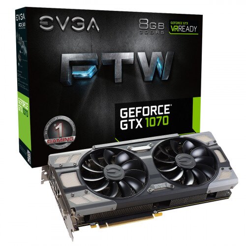 EVGA GeForce GTX 1070 FTW Gaming, 8GB GDDR5, ACX 3.0 & RGB LED Graphics Card