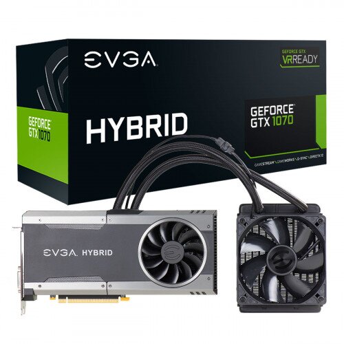 EVGA GeForce GTX 1070 Gaming, 8GB GDDR5, HYBRID & LED Graphics Card