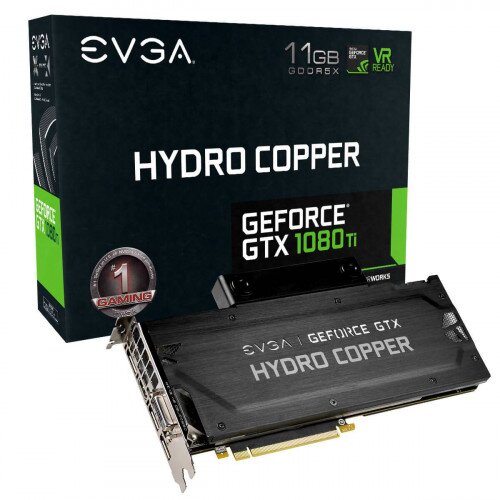 EVGA GeForce GTX 1080 Ti SC Hydro Copper Gaming, 11GB GDDR5X, Hydro Copper Waterblock & LED Graphics Card