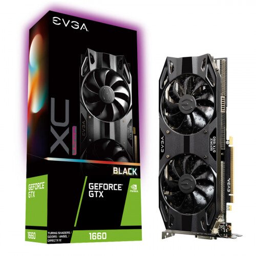 EVGA GeForce GTX 1660 XC Ultra Black Gaming Graphics Card